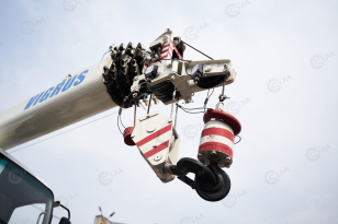 Крановая установка (без шасси) VIGRUS VGS10 гп 10т 5 секций стрела 29м. Фото 2