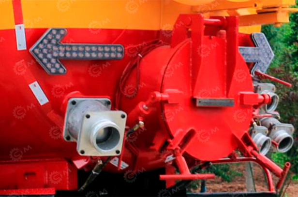 Илосос на шасси ISUZU 8x4 дв 338kw объем бочки 25м3 насос SK-20 лист нержавейки. Фото 2