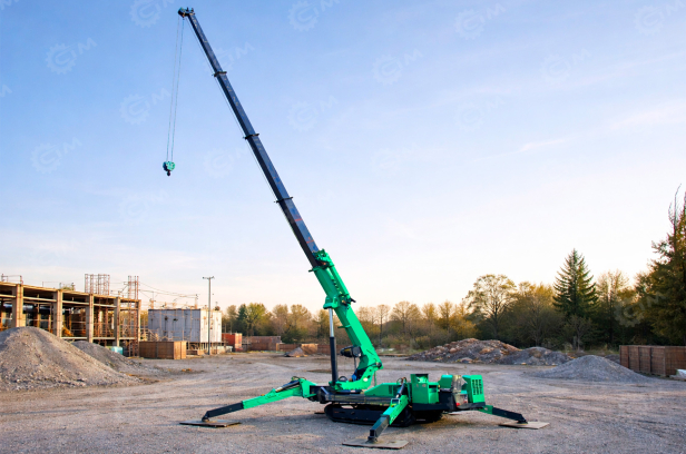 Гусеничный кран-паук Jining гп 8т высота подъема 18м, дизельный. Фото 2