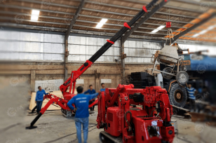 Гусеничный кран-паук HENAN SPT299 электрический. Фото 3