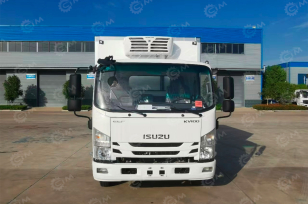 Фургон рефрижератор на шасси ISUZU 4х2 дв 103kw (фургон 4020х2100х2100, холодильная установка Carrier Citimax C700 двухтемпературная зона). Фото 1