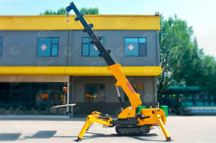 Гусеничный кран-паук CHANGSHENG 3T гп 3т, дизельный+питание от 380В, АКБ (600А) пульт ДУ. Фото 4