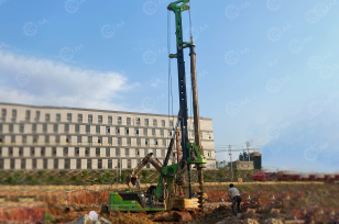 Буровая установка TYSIM KR240M CFA шасси CAT. Фото 4