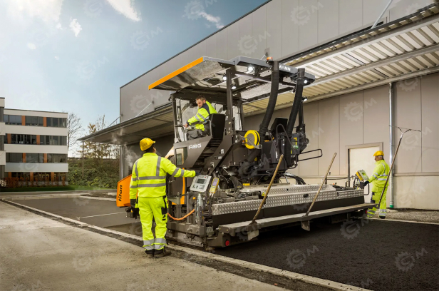 Асфальтоукладчик AMMANN (Volvo) ABG-7820L плита с одним трамбующим брусом 9 метров. Фото 2