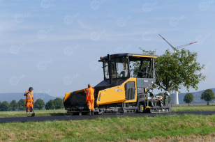 Асфальтоукладчик AMMANN (Volvo) ABG-7820L плита с одним трамбующим брусом 9 метров. Фото 1