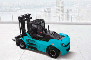 Вилочный погрузчик BAOLI KBD400 гп 40т высота подъема 7м с кабиной, кондиционер, печка, дв cummins qsm11-c335-iii 276kw. Фото 1