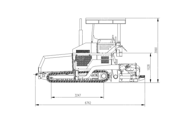 Многофункциональный Асфальтоукладчик ARAN ASPE90. Фото 2