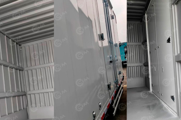 Фургон промтоварный на шасси ISUZU 4х4 дв 139 kw гп 5т (фургон 6200х2400х2400) с боковой дверью. Фото 2