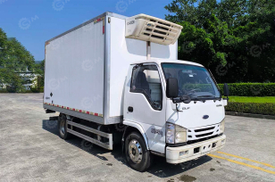 Фургон рефрижератор на шасси ISUZU 4х2 электрический	 дв 110kw гп 1,5т (фургон 4095х2100х2100, холодильная установка Carrier Citimax D5). Фото 1