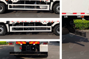 Бортовой грузовик ISUZU 4x2 дв 151kw гп 10т кузов 6650х2430х600. Фото 4