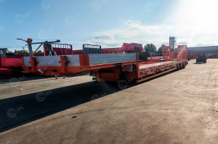 Полуприцеп трал LUXUDA 3 оси fuwa 13т, рессоры, гп 60 тонн, 15,8х2500(уширители до 3м)*3,65, коники, фитинги. Фото 1