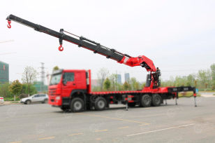 Автокран на шасси ISUZU 6x4 дв 338kw крановая установка WANBANG SQZ1280-7 гп 38т, 7 секций, стрела 14,1м. Фото 1