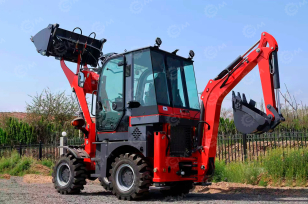 Экскаватор-погрузчик Mountain Raise MR15-10 двигатель YAMAR. Фото 1