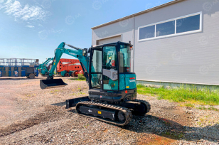 Мини-экскаватор Sunward SWE35UF прямой ковш. Фото 2