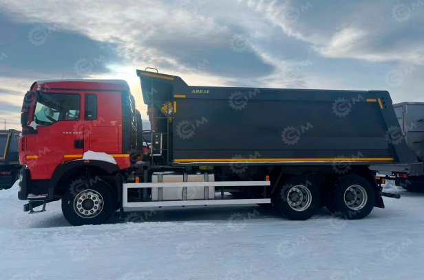 Самосвал HOWO 6х4 400 лс 5530х2280х1610 cкошенный задний борт. Фото 5