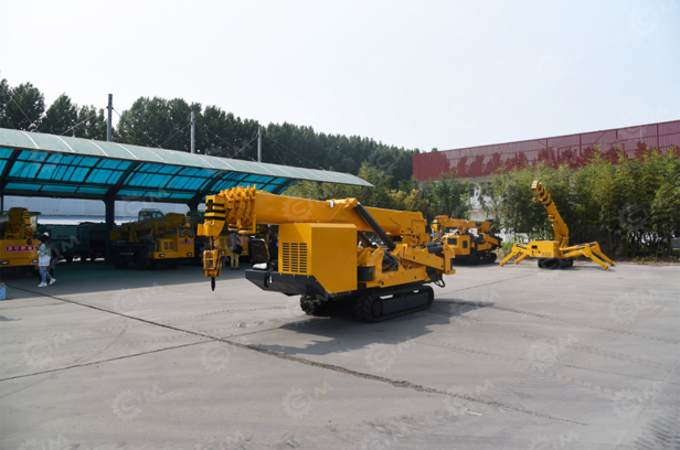 Гусеничный кран-паук Jining Sitong	гп 8т высота подъема 18м, дизельный+питание от 380В. Фото 2