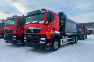 Самосвал HOWO 6х4 400 лс 5530х2280х1610 cкошенный задний борт. Фото 1