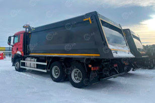 Самосвал HOWO 6х4 400 лс 5530х2280х1610 cкошенный задний борт. Фото 7