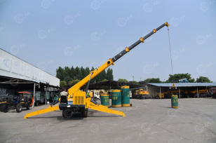 Гусеничный кран-паук Jining Sitong	гп 8т высота подъема 18м, дизельный+питание от 380В. Фото 1