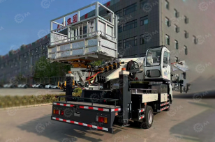 Автовышка VIGRUS на шасси ISUZU 4Х2 дв 139kw высота подъёма 33м гп корзины 400кг (общая масса 10550). Фото 3