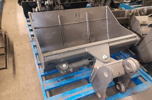 Поворотный планировочный ковш на гусеничный экскаватор YUGONG YG60. Фото 2