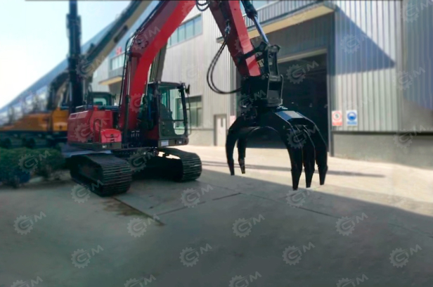 Экскаватор колесный YUGONG YG180 с подъемом кабины, лесозахват. Фото 15