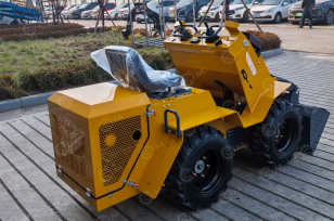 Мини-погрузчик SAAO S940 гп 350кг, ковш 0,12м3, c навесом, 2-х цилиндровый дв, дизель. Фото 2