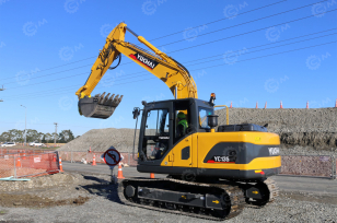 Мини экскаватор Yuchai YC135 ковш 0,52м3. Фото 2