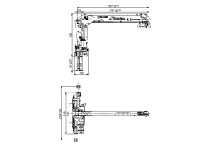 Бортовой грузовик ISUZU 4x2 дв 139kw гп 6 тонн c кму XCMG SQS125 гп 5т 4 секции стрела 11,2 кузов 5000х2400х550mm колёса 8.25R20 с корзиной. Фото 5