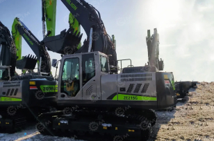 Экскаватор гусеничный ZOOMLION ZE215G с дополнительной однопоточной гидролинией для молота, ковш 1,1м3. Фото 1