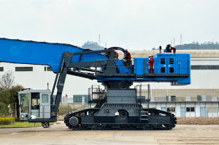 Перегружатель гусеничный BONNY WZY140 грейферный ковш 5м3. Фото 2