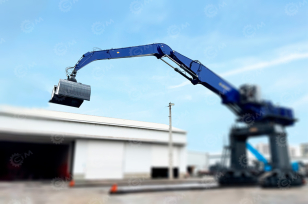 Перегружатель гусеничный BONNY WZY140 грейферный ковш 5м3. Фото 4