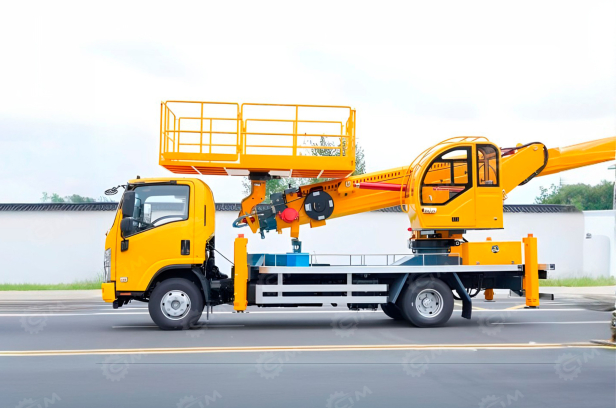 Автовышка на шасси ISUZU 4Х2 дв 93kw высота подъёма 16м гп люльки 500кг. Фото 2