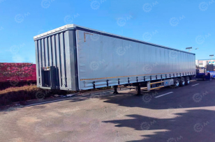 Полуприцеп шторка LUXUDA 3 оси FUWA, пневмоподвеска, 40 тонн, ленивая передняя ось, 13750х2550х3800. Фото 2