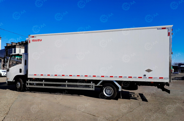 Фургон рефрижератор на шасси ISUZU 4х2 дв 139kw фургон (6890х2400х2100 холодильная установка Carrier Citimax C1100) боковая дверь. Фото 4