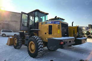 Фронтальный погрузчик Shandong SEM 636D	джойстик, кондиционер, быстросъем. Фото 4