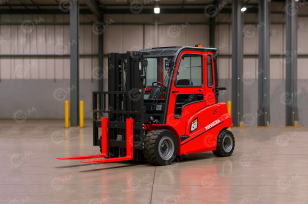 Вилочный погрузчик Hangcha CPD50-XD2 гп 5т, высота подъема 3м, с кабиной, отопитель, cвинцово-кислотный аккумулятор 80V/700Ah. Фото 1