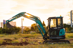 Мини-экскаватор Sunward SWE35UF быстросъем, гидромолот, гидробур (диаметр 300мм длина 1,5м, удлинитель для буровой 1м). Фото 1