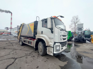 Мусоровоз на шасси ISUZU 4x2 дв 151Kw гп 9 т, объем 10м3. Фото 1