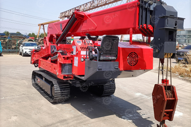 Гусеничный кран-паук VIGRUS HC10.0 гп 10т, высота подъема 24м, с пультом, дизель + питание от 380В. Фото 3