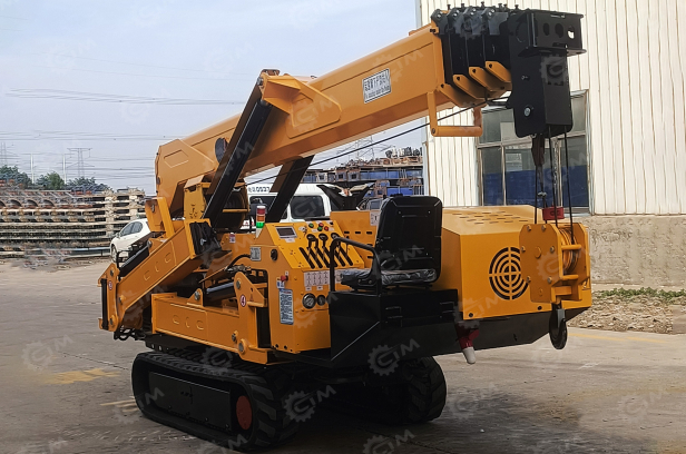 Гусеничный кран-паук VIGRUS HC8.0 гп 8т, высота подъема 21м, с пультом, дизель + питание от 380В. Фото 2