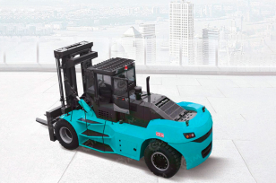 Вилочный погрузчик BAOLI KBD400	гп 40т высота подъема 4м с кабиной, кондиционер, печка, дв cummins qsm11-c335-iii 276kw. Фото 1