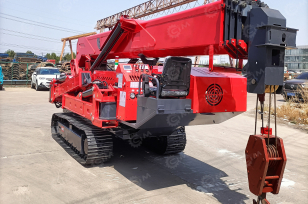 Гусеничный кран-паук VIGRUS HC10.0 гп 10т, высота подъема 24м, с пультом, дизель + питание от 380В. Фото 3