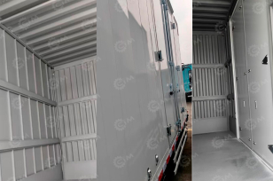 Фургон промтоварный на шасси ISUZU 4х4 дв 139 kw гп 6т (фургон 4900х2300х2300) с боковой дверью. Фото 2