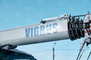 Крановая установка (без шасси) VIGRUS VGS8 гп 8т 5 секций стрела 26м. Фото 1