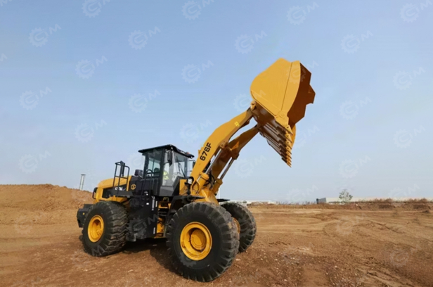 Фронтальный погрузчик Shandong SEM 676F скальный ковш 4,5м3. Фото 4