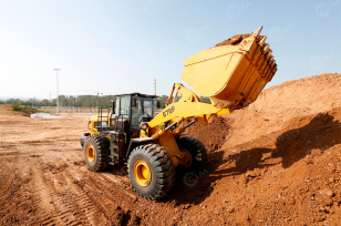 Фронтальный погрузчик Shandong SEM 676F скальный ковш 4,5м3. Фото 1