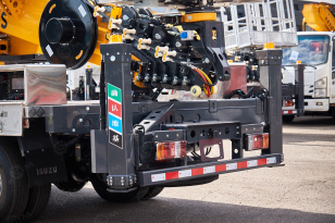 Автовышка VIGRUS GKS36 на шасси ISUZU 4Х2 дв 139kw высота подъёма 36м гп корзины 400кг. Фото 5