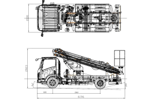 Автовышка NOVAS 290C на шасси ISUZU 4Х2 дв 94kw высота подъёма 28м. Фото 5