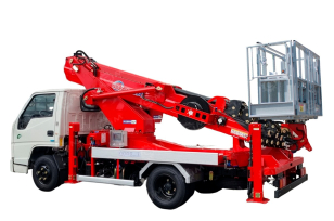 Автовышка NOVAS 320C на шасси ISUZU 4Х2 дв 94kw высота подъёма 30м. Фото 1